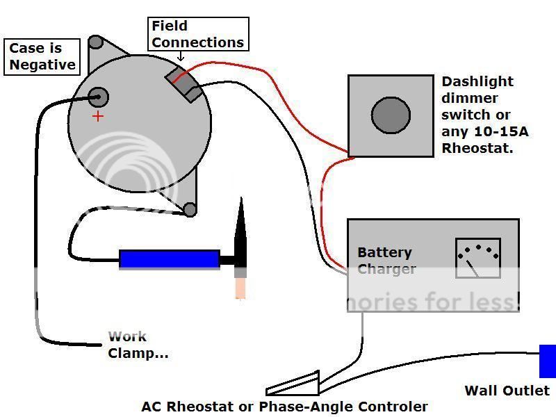 Anyone welded with auto alternator?